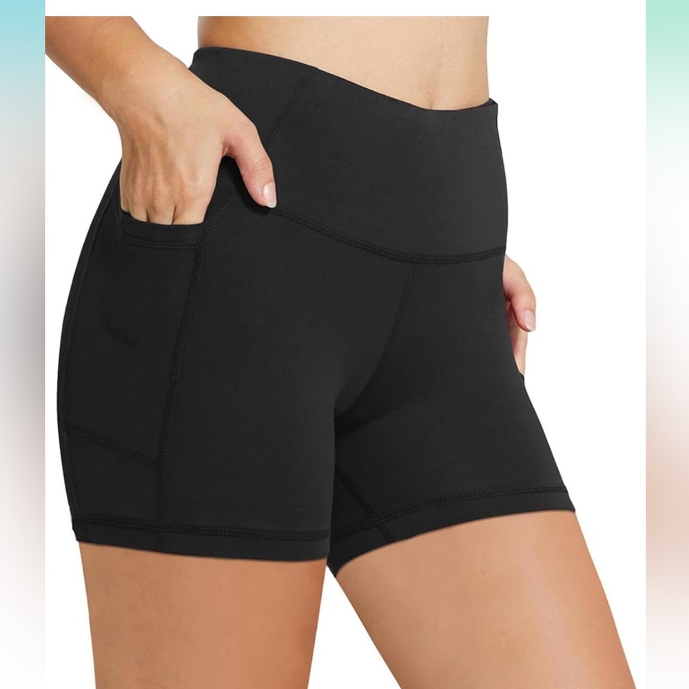 Baleaf Women's Black Bike Shorts